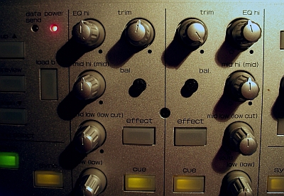 Vestax VCI-100 : Filtres et boutons
